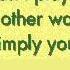 Simply You By Secret Garden With Lyrics