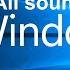 Windows 10 All Sounds