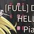 FULL DanMachi 2nd Season OP HELLO To DREAM Piano Cover Synthesia ダンまち 2期