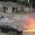 Dramatic Video Fiery Los Angeles Car Crash Kills Five Injures Seven