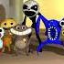ALL GARTEN OF BANBAN 2 MONSTERS IN HOTEL OHIO JUMPSCARE Shorts