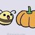 Bee Ate A Pumkin Animation Bee Cute