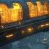 Neon Skyway Cyberpunk Ambient The Futuristic Train Connecting Towers Above The City