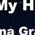 In My Head Ariana Grande Karaoke No Guide Melody Instrumental
