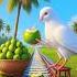 A Big Pigeon Plants A Coconut Tree On The Railway Track And Gives It Plenty Of Water Ai Pigeon