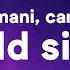 Normani Wild Side Lyrics Ft Cardi B