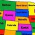 Fifty States Song Alphabetical Order Official Video Fifty States Of America Map Patriotic Song