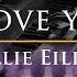 Billie Eilish I Love You Piano Karaoke Sing Along Cover With Lyrics