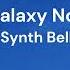 Samsung Galaxy Note 20 Ultra Synth Bell Ringtone