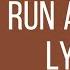 Run And Hide Sabrina Carpenter Lyrics