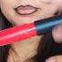 Dramatic Lipstick Hack With Black Kajal Using As Lip Liner
