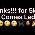 Thanks For 5k Views On Here Comes Ladybug