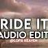 Ride It Jay Sean Edit Audio
