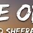 Ed Sheeran Shape Of You Lyrics