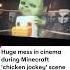 Huge Mess At A Minecraft Movie During Chicken Jockey Scene