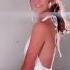 QuickClipsHQ Emily Feld Glowing Beauty In White Dress