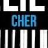 Cher Believe Karaoke SLOWER Acoustic Piano Instrumental Cover Lyrics