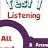 Movers 1 Authentic Examination Papers Test 1 Listening Including Answer Key