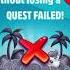 Talking Tom Pool Quest Failed