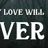 My Love Will Never Die Claire Wyndham LYRICS