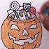 Spooky Season Special How To Draw A Pumpkin Head With Candy For Kids Halloween Artforkids