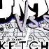 Friday Night Funkin VS Sketchy Hard Difficulty Line Art Sketched Out Rip Of Tear