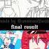 COMPARISION SKETCH Vs FINAL RESULT Red Flags READ DESC Mesmerizer Flipaclip Animation