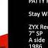 PATTY RYAN Stay With Me Tonight 7 Version 1986