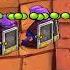BucketHead Screen Door Zombie Vs Conehead Zombie And BucketHead Zombie Fight Plants Vs Zombies