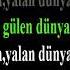 Ah Yalan Dünya Karaoke
