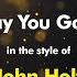 John Holt Which Way You Going Baby Karaoke Version From Zoom Karaoke