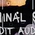Criminal Song Teenage Disaster Edit Audio