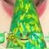 ASMR GREEN EMOJI FOOD 초록색 이모지 먹방 Sped Up