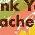 Thank You Teachers