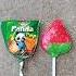 Strawberry Flavor Lollipop And Panda Lollipop Unboxing Shorts Lollipop Ytshorts