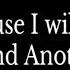 Of Mice Men Another You Lyrics Remastered