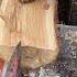 Oddly Satisfying Sound Of Log Splitting Shorts