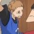 Just Yaku Kicking Lev Haikyu