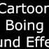 Cartoon Boing Sound Effects