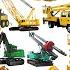 Dump Truck Excavator Loader Tractor Backhoe Bulldozer Learn Construction Vehicle Name Sounds