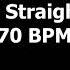 Drum Track Simple Straight Beat 70 BPM Steve Mate