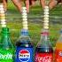 Comparing Explosions Mentos Vs Coke And Pepsi Experiment Cokevsmentos