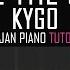 How To Play Kygo Stole The Show Piano Tutorial Sheet Music