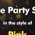 Pink Get The Party Started Karaoke Version From Zoom Karaoke
