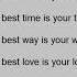 Al Green Best Love With Lyrics