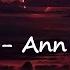 Ann Marie Twin Lyrics