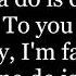 ZHU Faded Lyrics
