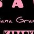 God Is A Woman Ariana Grande Karaoke Lyrics