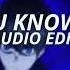 People You Know X Starboy Edit Audio