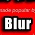 Blur Girls Boys Karaoke Version